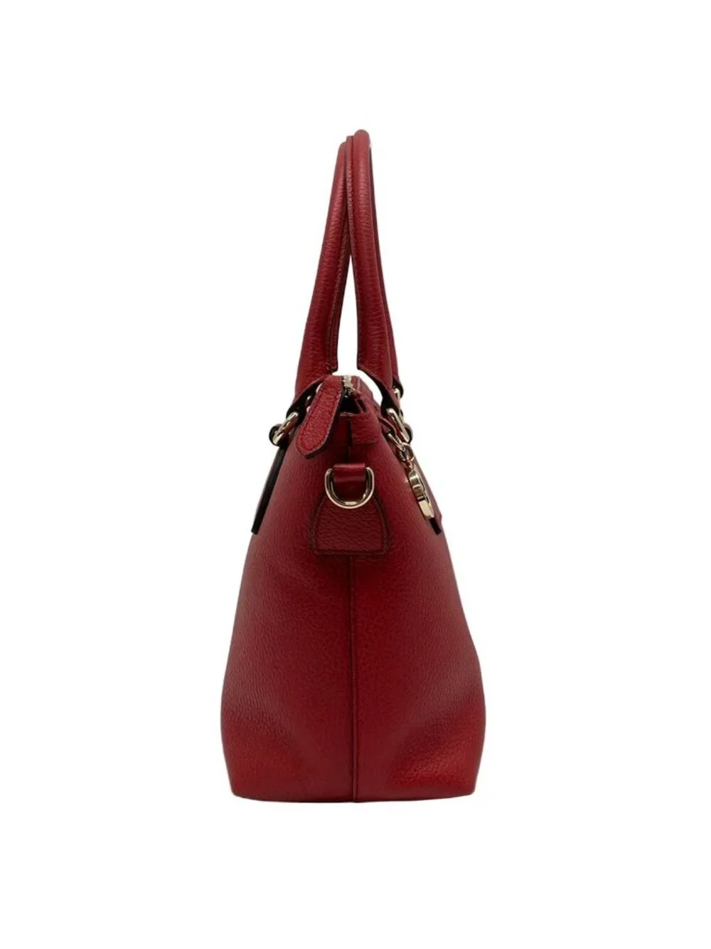 Gucci Handbag Red Leather - Picture 2 of 10